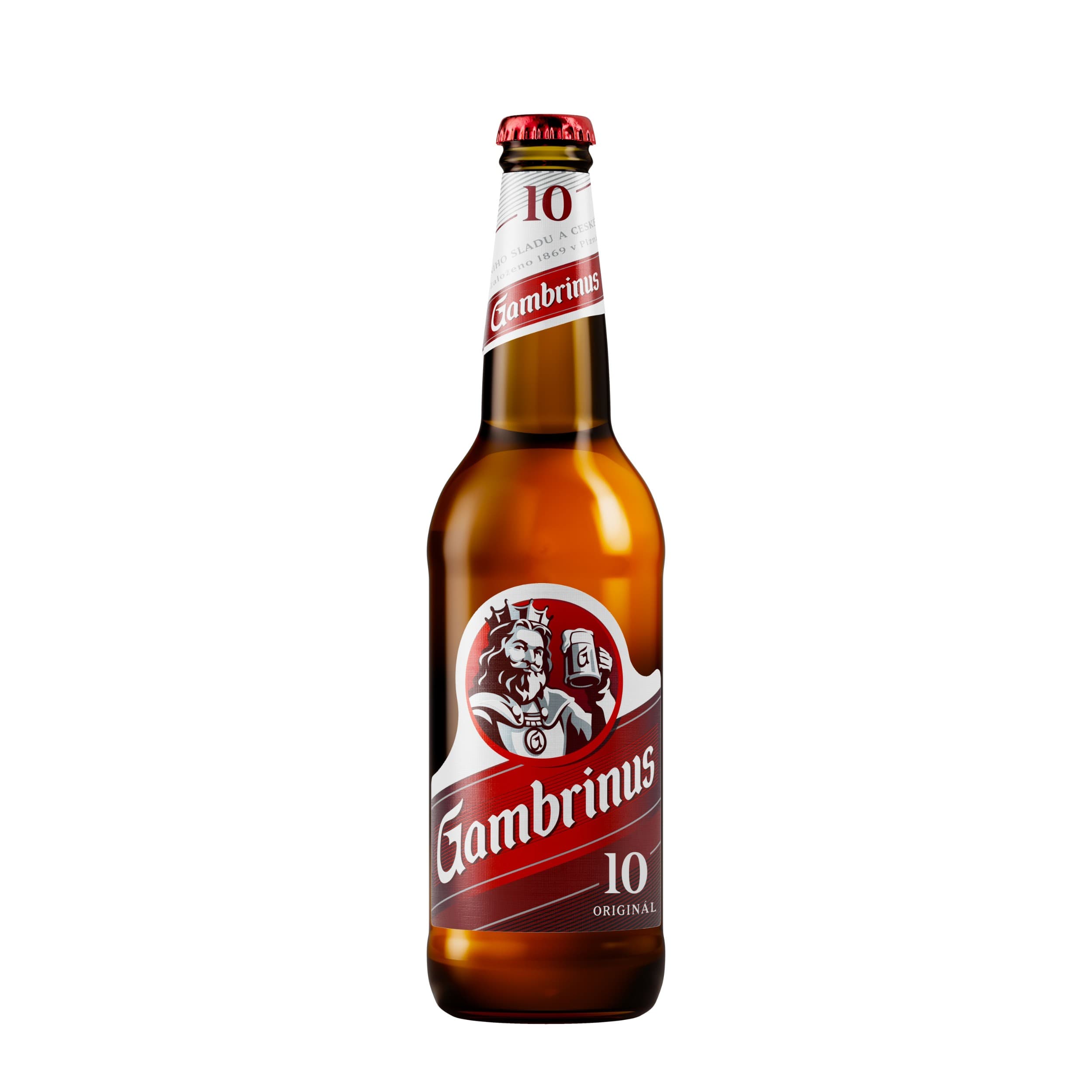 Gambrinus Originál 10° pivo výčepní světlé 0,5 l