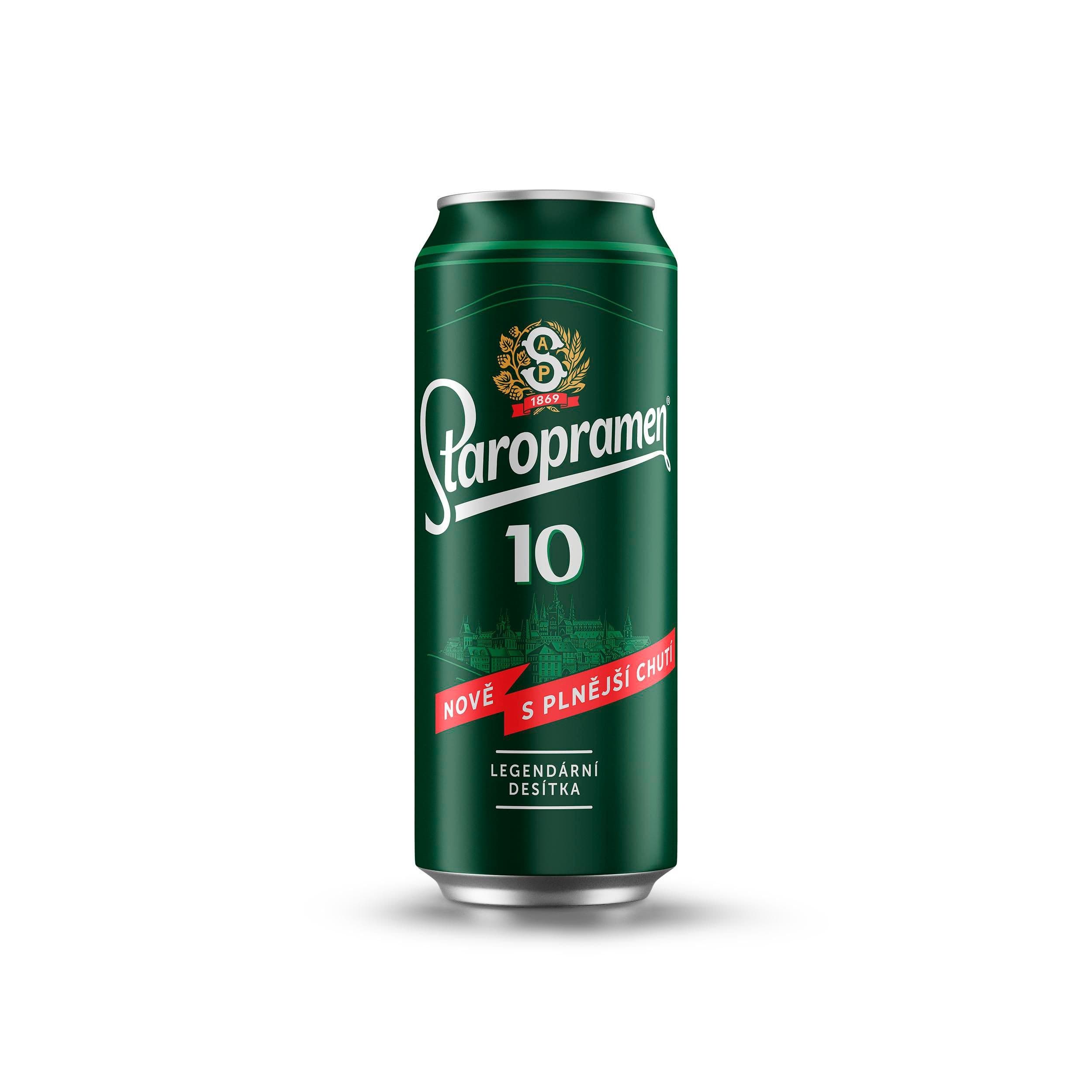 Staropramen 10 plech 0,5 l
