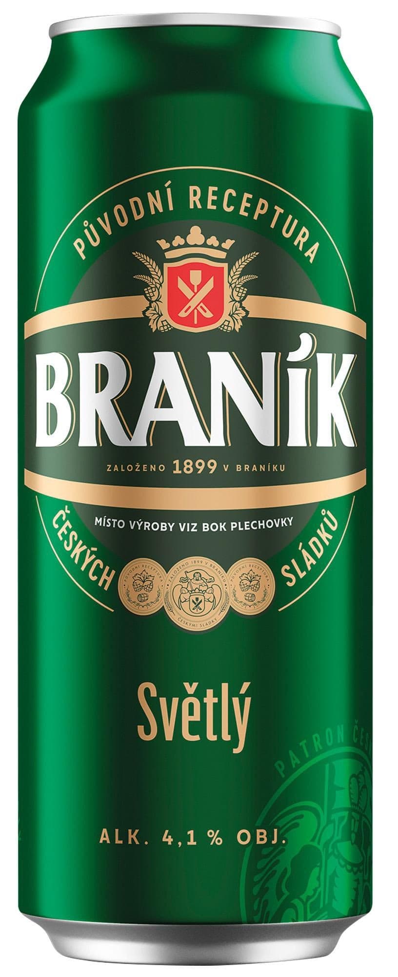 Braník Pivo výčepní světlé 0,5 l