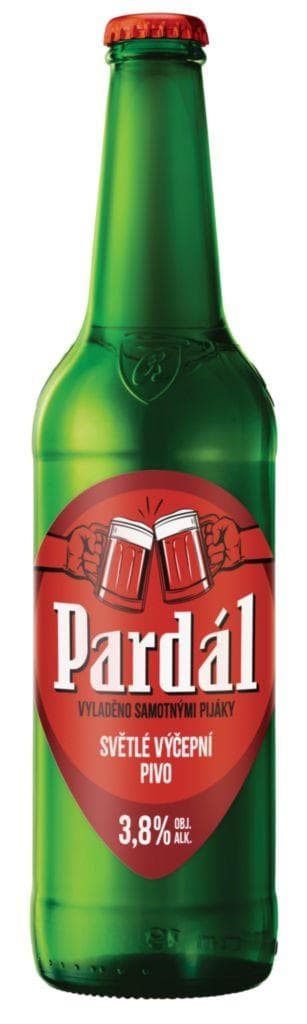 Pardál Světlé výčepní pivo lahev 0,5 l