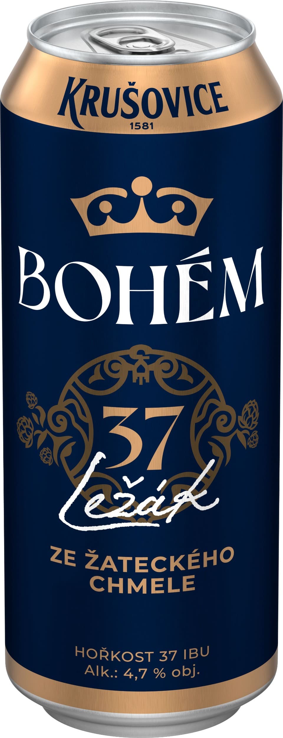 Krušovice Bohém plech 0,5l