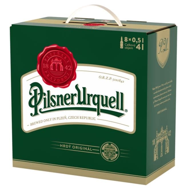 Pilsner Urquell Pivo ležák světlý 8x0,5 l