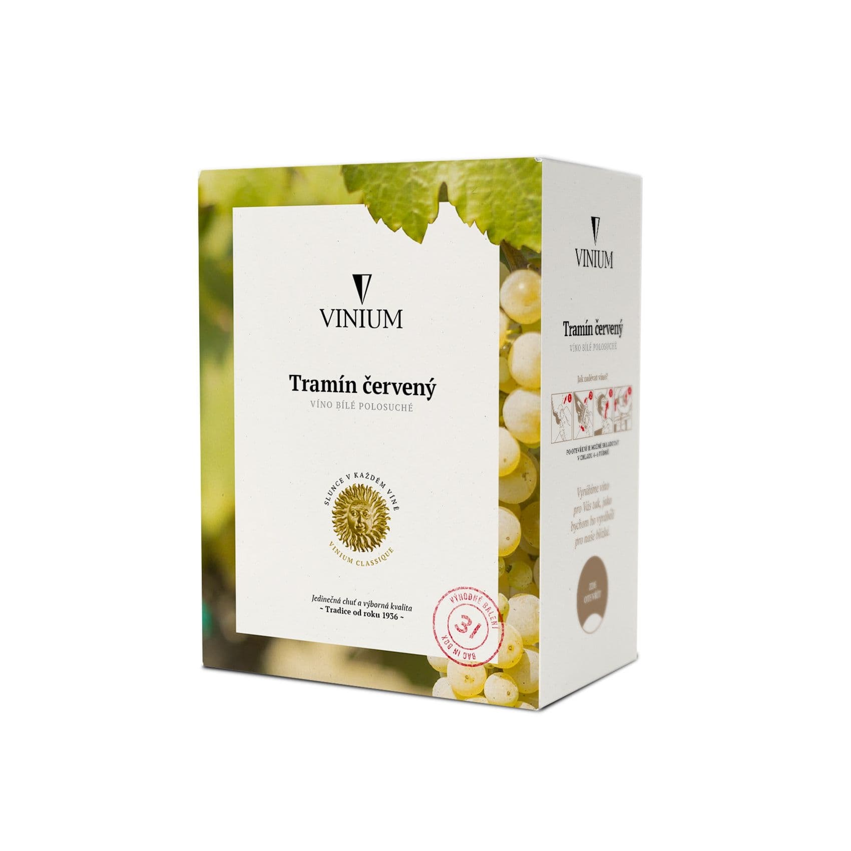 Vinium Tramín červený Bag in Box 3 l