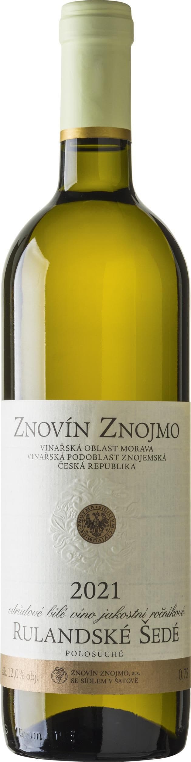 Znovín Rulandské šedé 0,75 l
