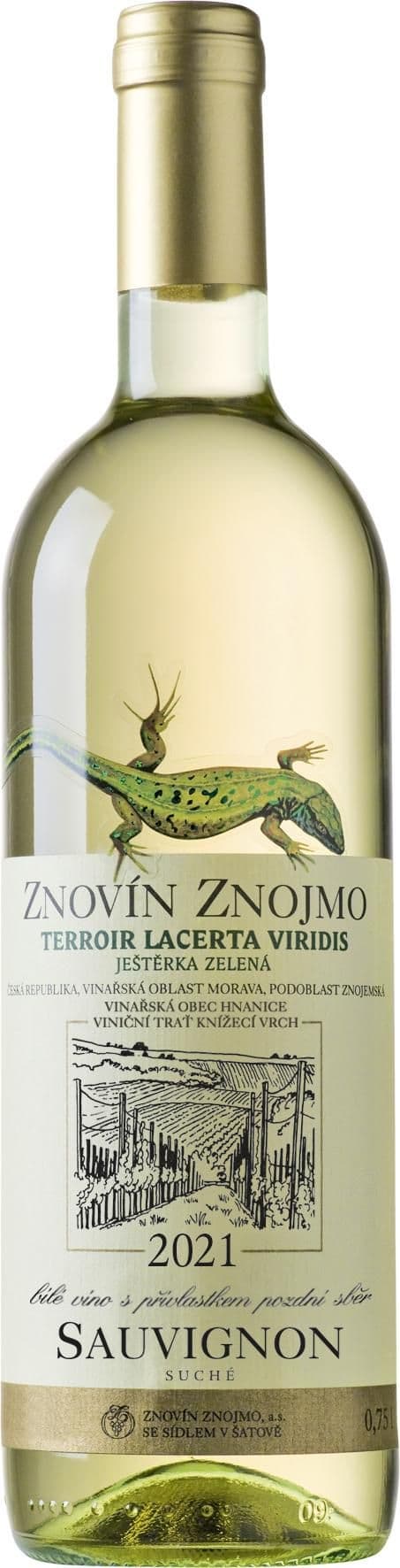 Znovín Znojmo Lacerta Sauvignon pozdní sběr 750 ml