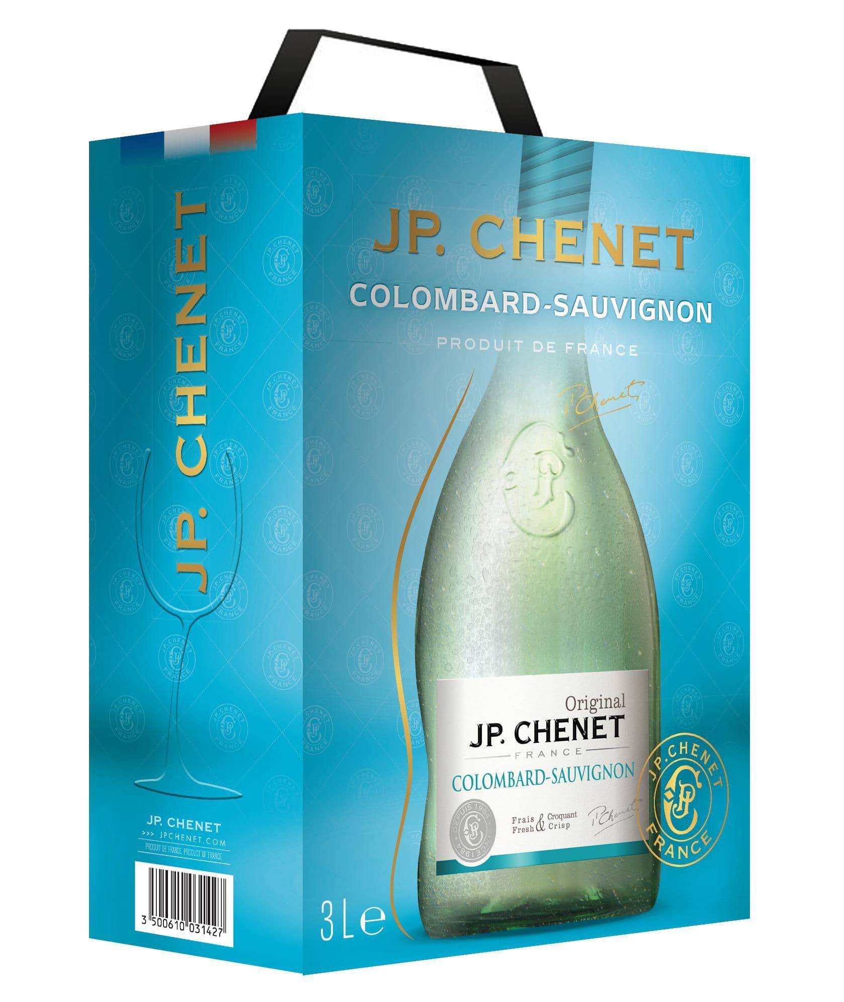 JP.Chenet Chateau Fonfroide Colombard Sauvignon Bag in Box 3 l