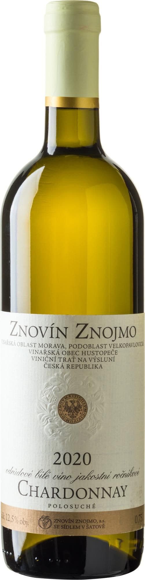 Znovín Znojmo Chardonnay jakostní 750 ml