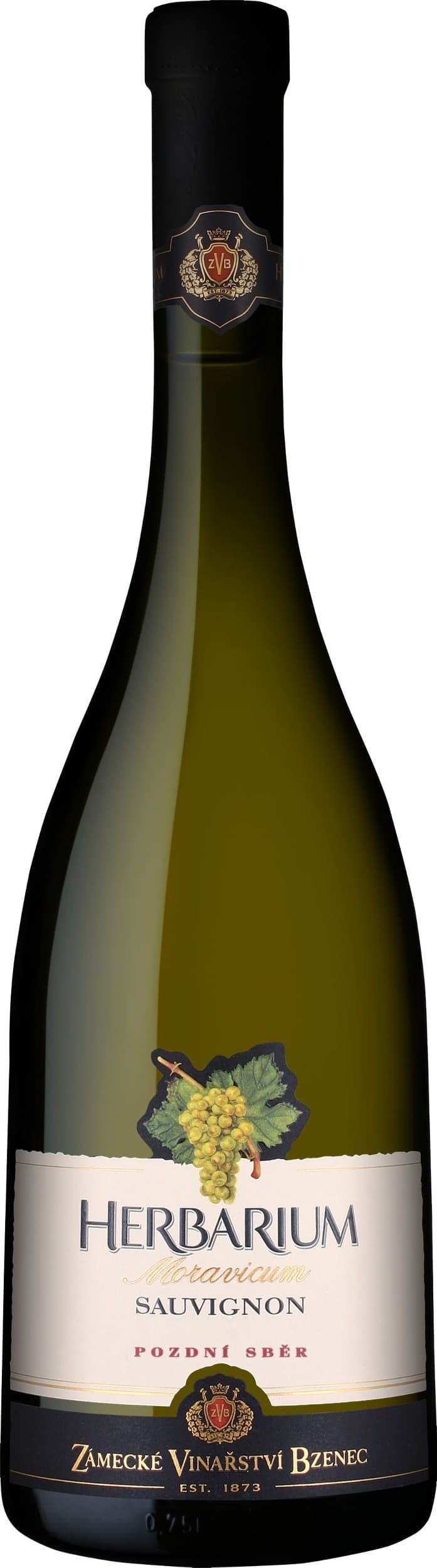 Zámecké Vinařství Herbarium Moravicum Sauvignon pozdní sběr 750 ml