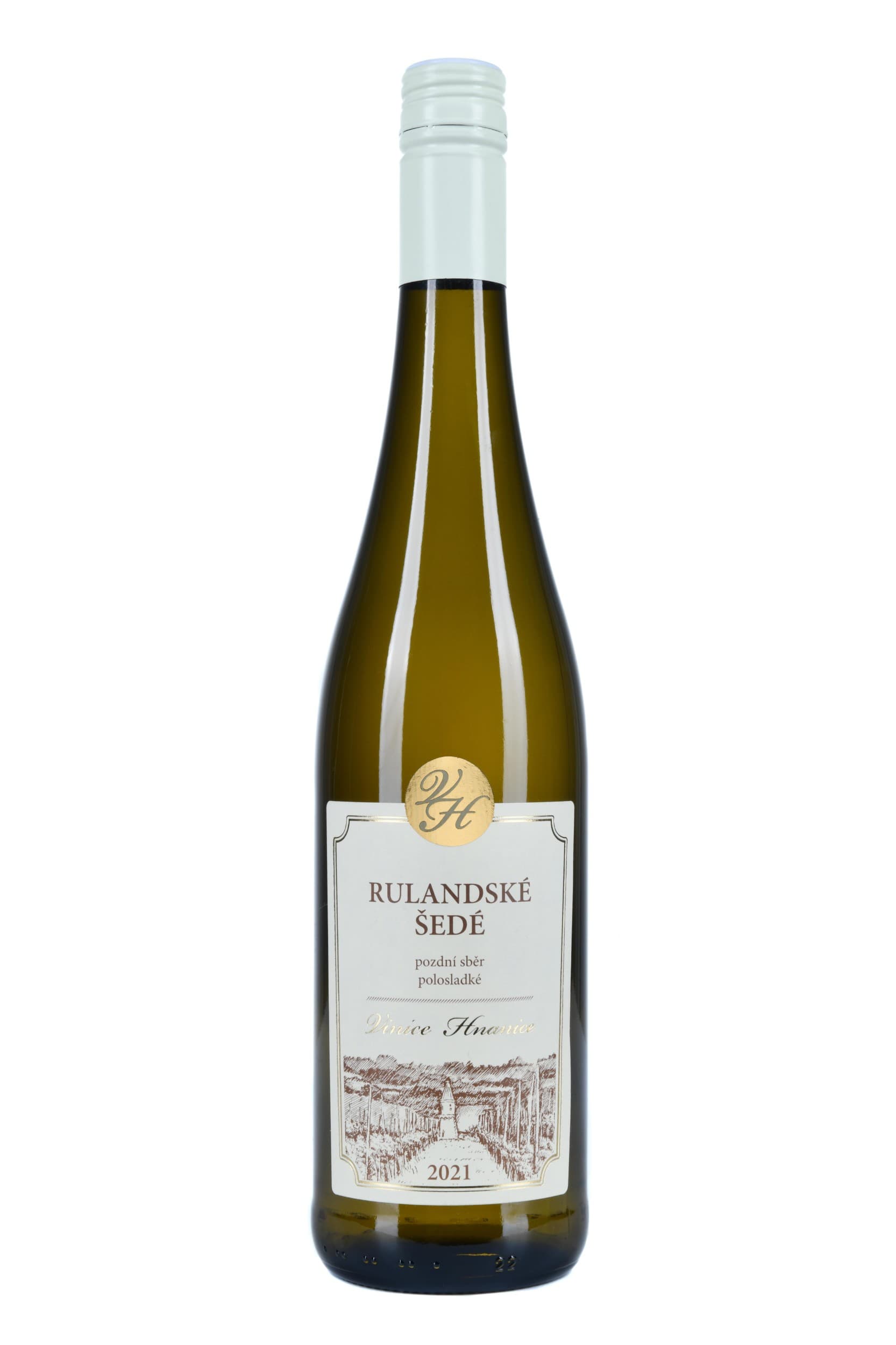 Vinice-Hnanice Rulandské šedé víno pozdní sběr 0,75 l