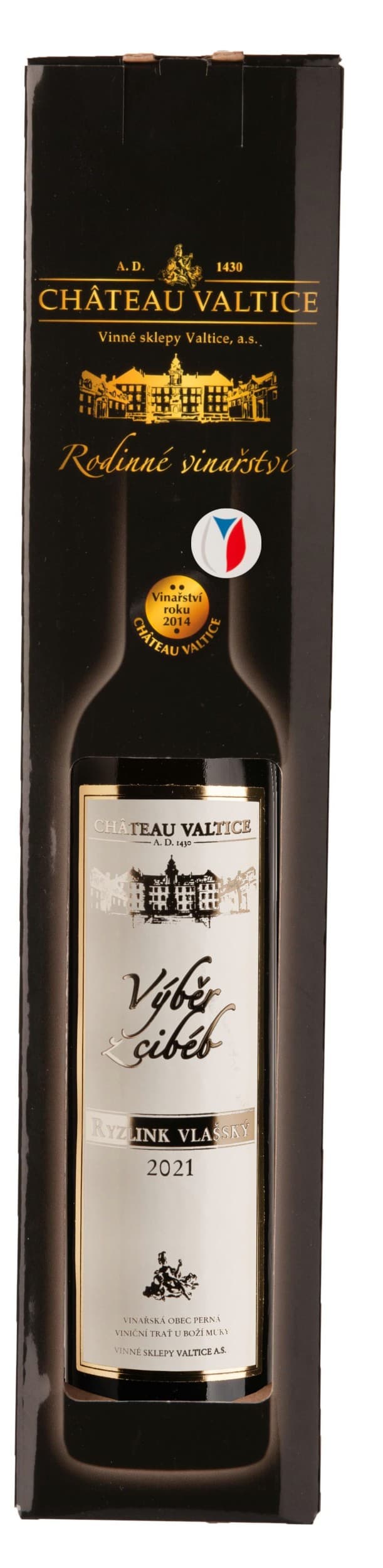 Chateau Valtice Ryzlink vlašský výběr z cibéb 2021 0,2l