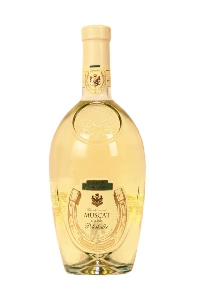 Asconi Gold Muscat bílé víno polosladké 0,75 l