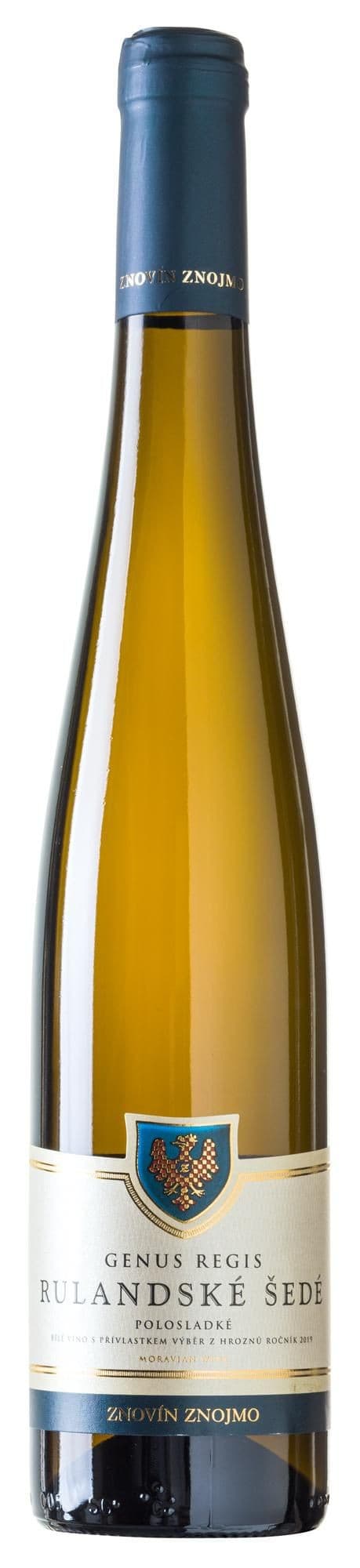 Znovín Znojmo Genus Regis Rulandské šedé výběr z hroznů 0,5l