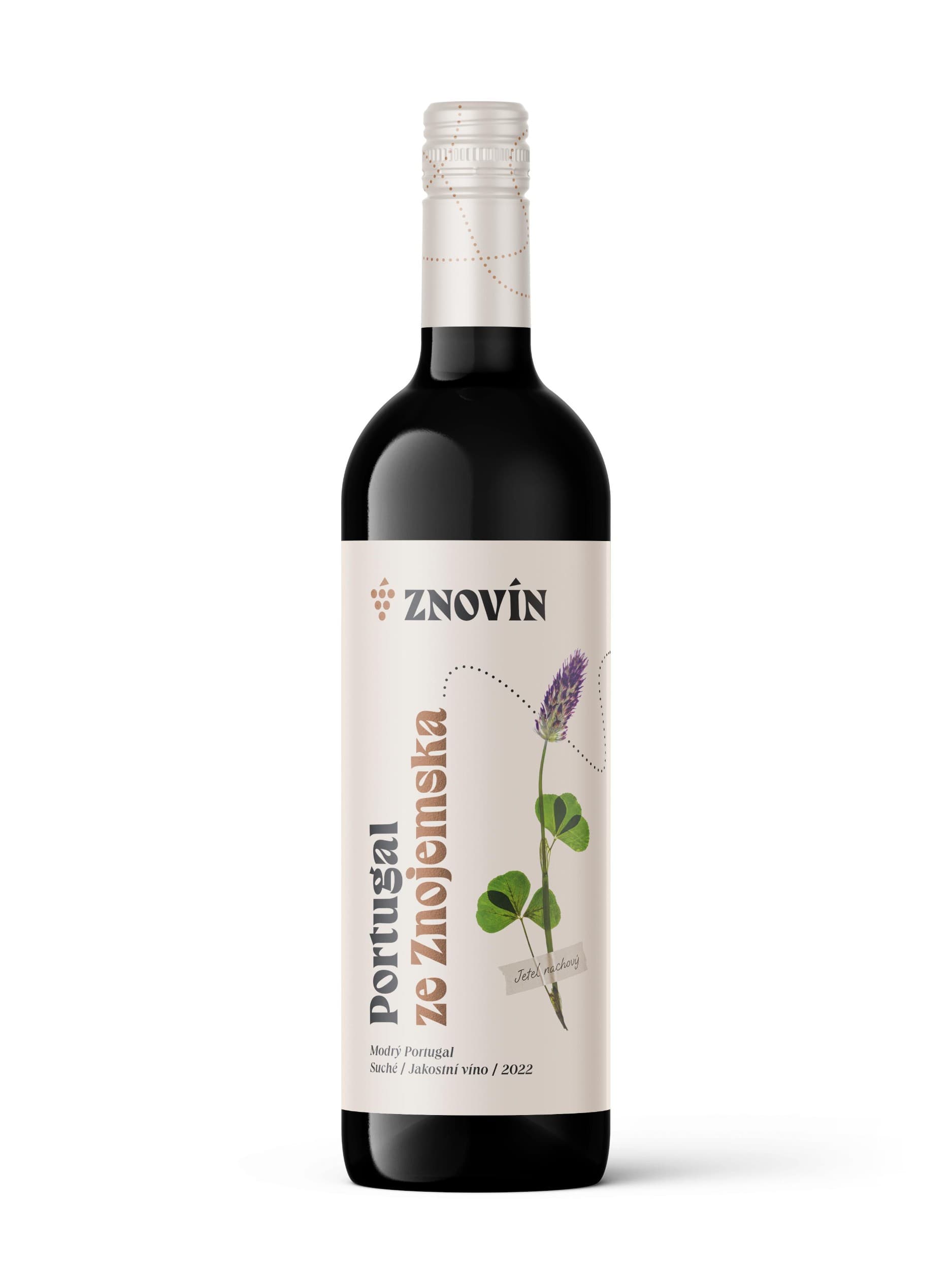 Znovín Znojmo Modrý Portugal jakostní 750 ml
