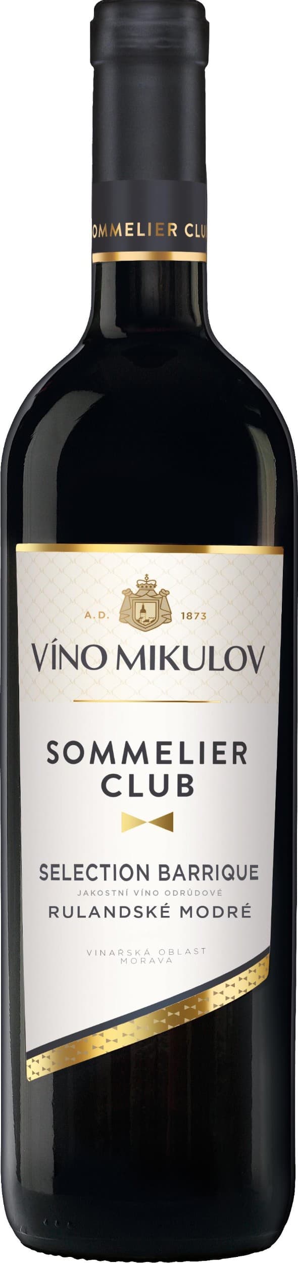 Víno Mikulov Sommelier Club Selection Barrique Rulandské modré 750 ml