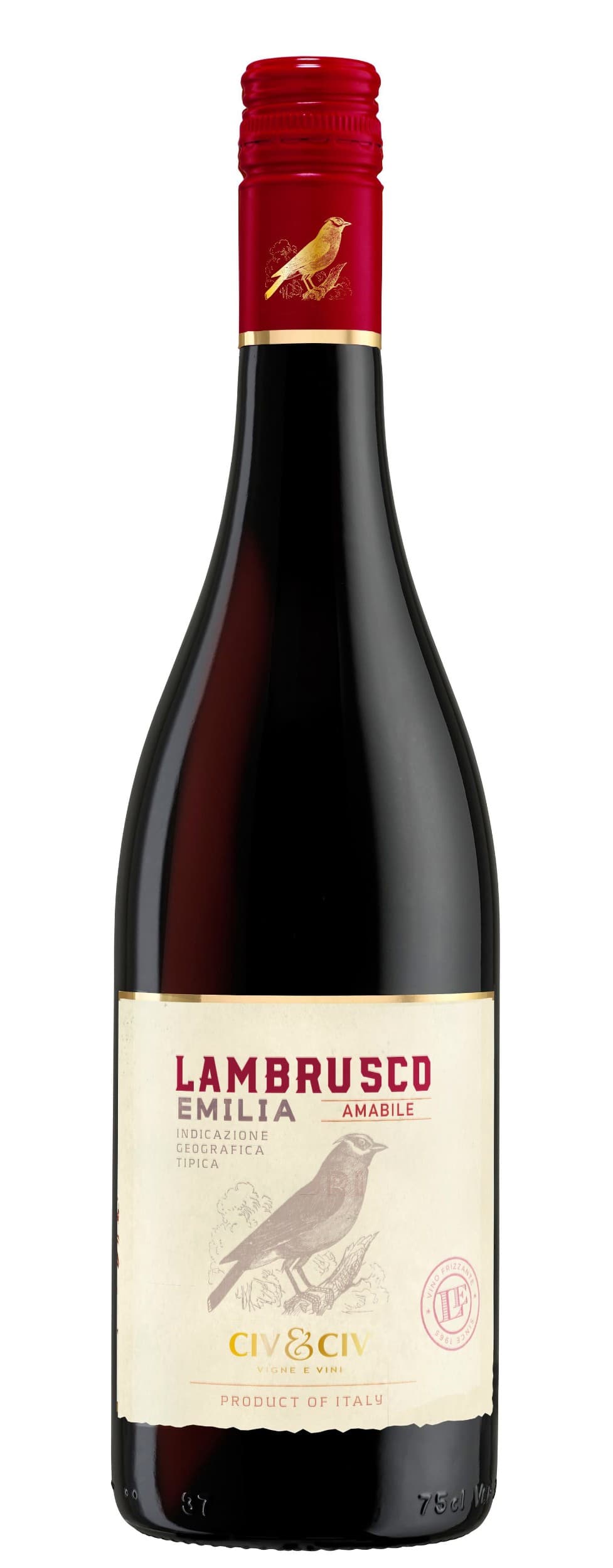 CIV&CIV Lambrusco Rosso amabile dell emilia 0,75 l