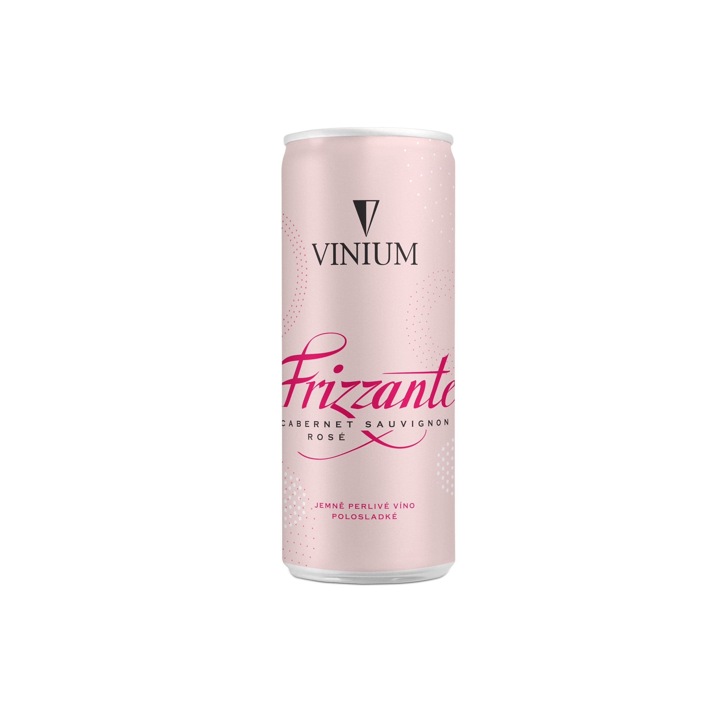 Vinium, Frizzante Cabernet Sauvignon rosé plech 0,25 l
