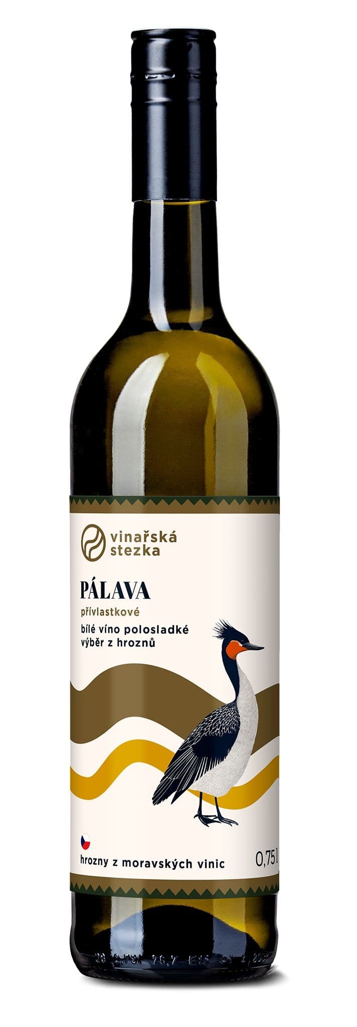 Vinařská Stezka Pálava jakostní víno bílé s přívlastkem výběr z hroznů 0,75l
