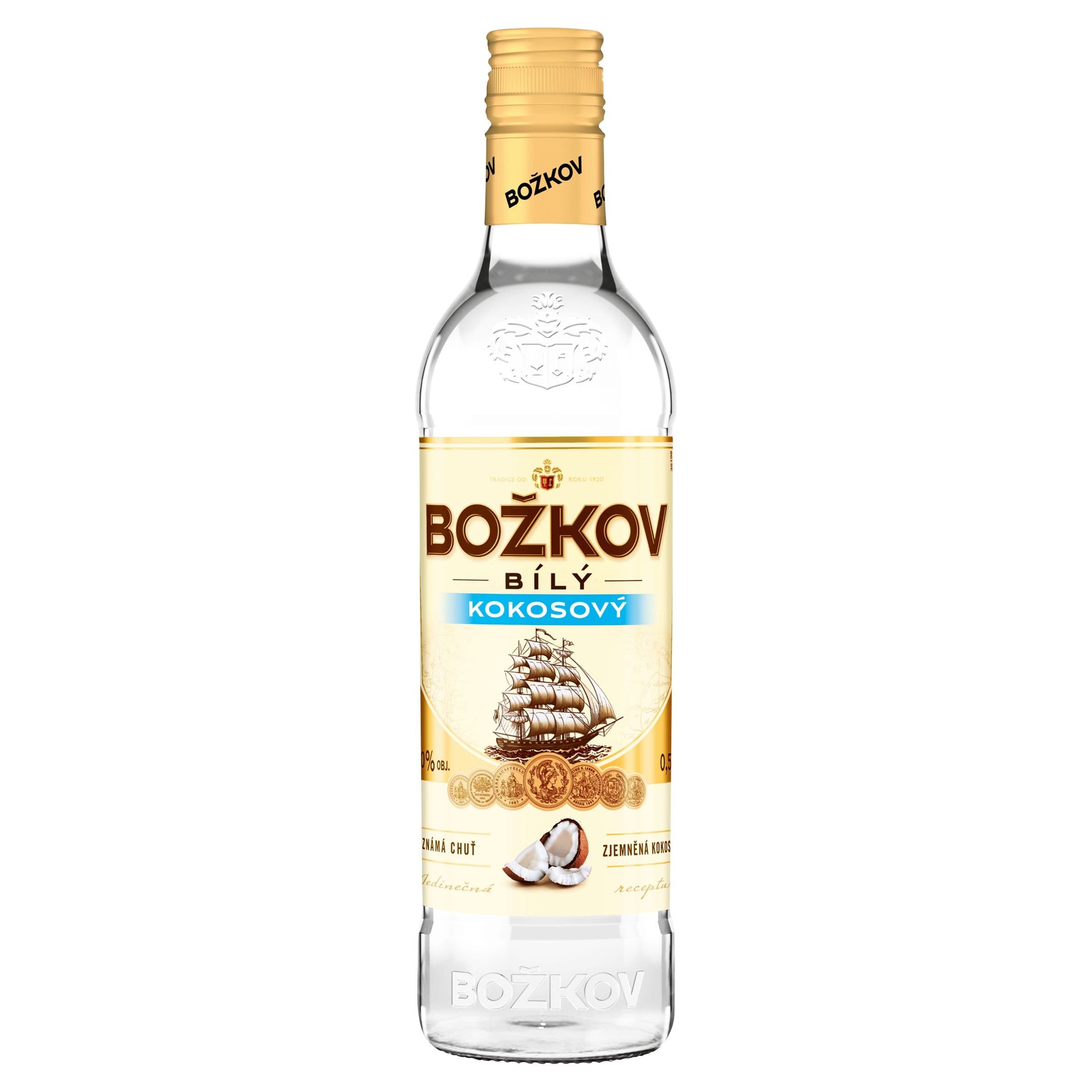 Božkov Bílý kokosový 0,5 l