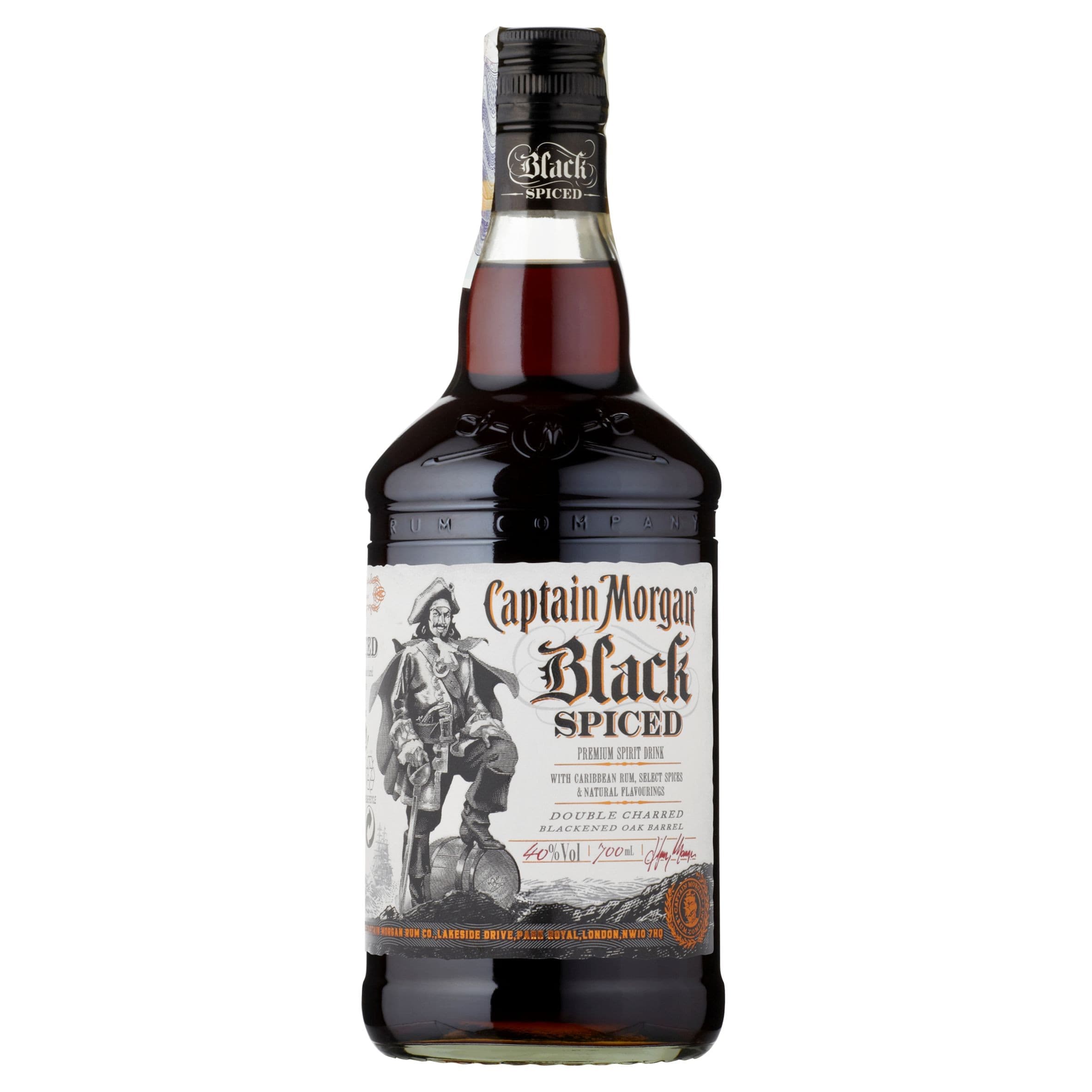 Captain Morgan Black Spiced Rum 0,7 l