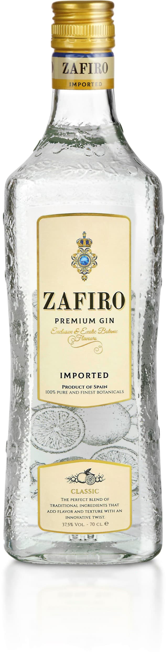 Zafiro Classic gin 37.5% 0,7 l