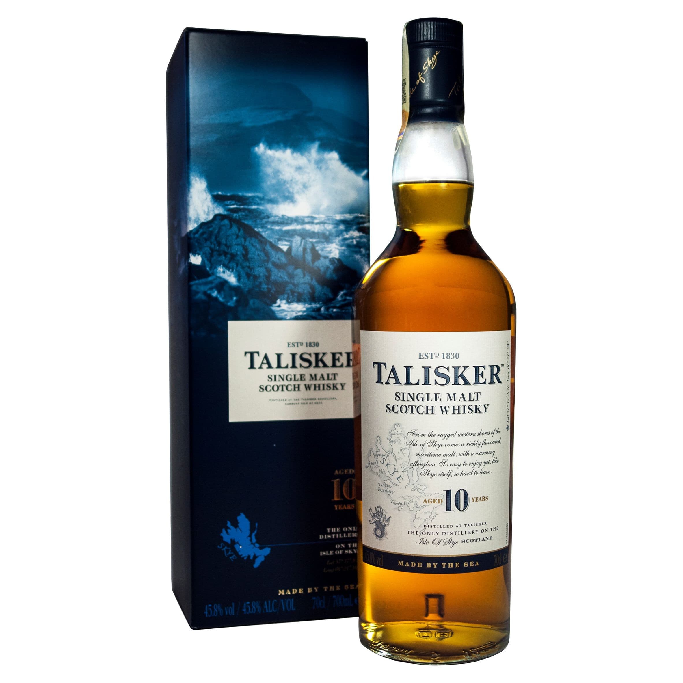 Talisker 10 letá jednosladová skotská whisky 700 ml