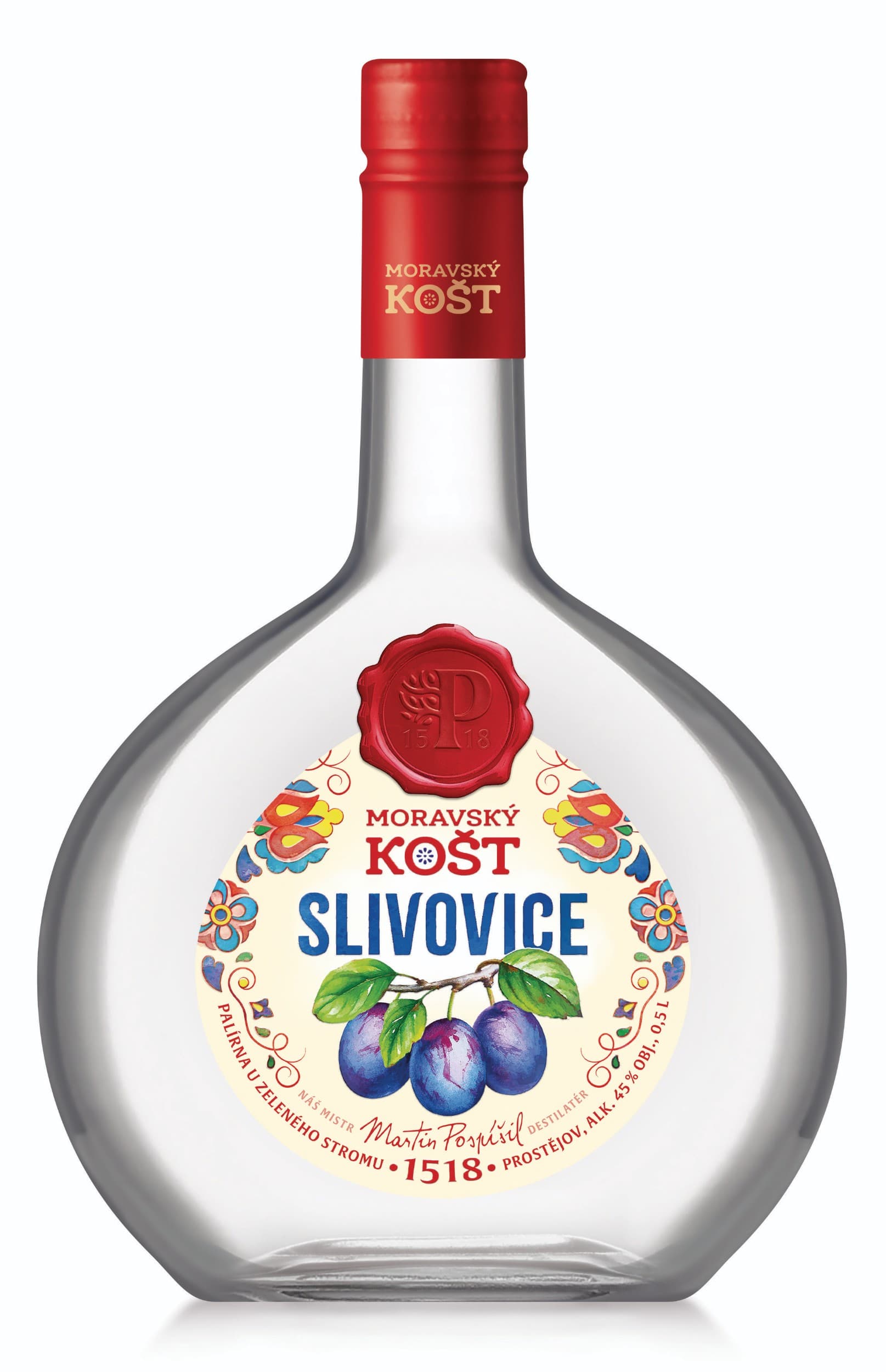 Moravský Košt Slivovice 45% 0,5l