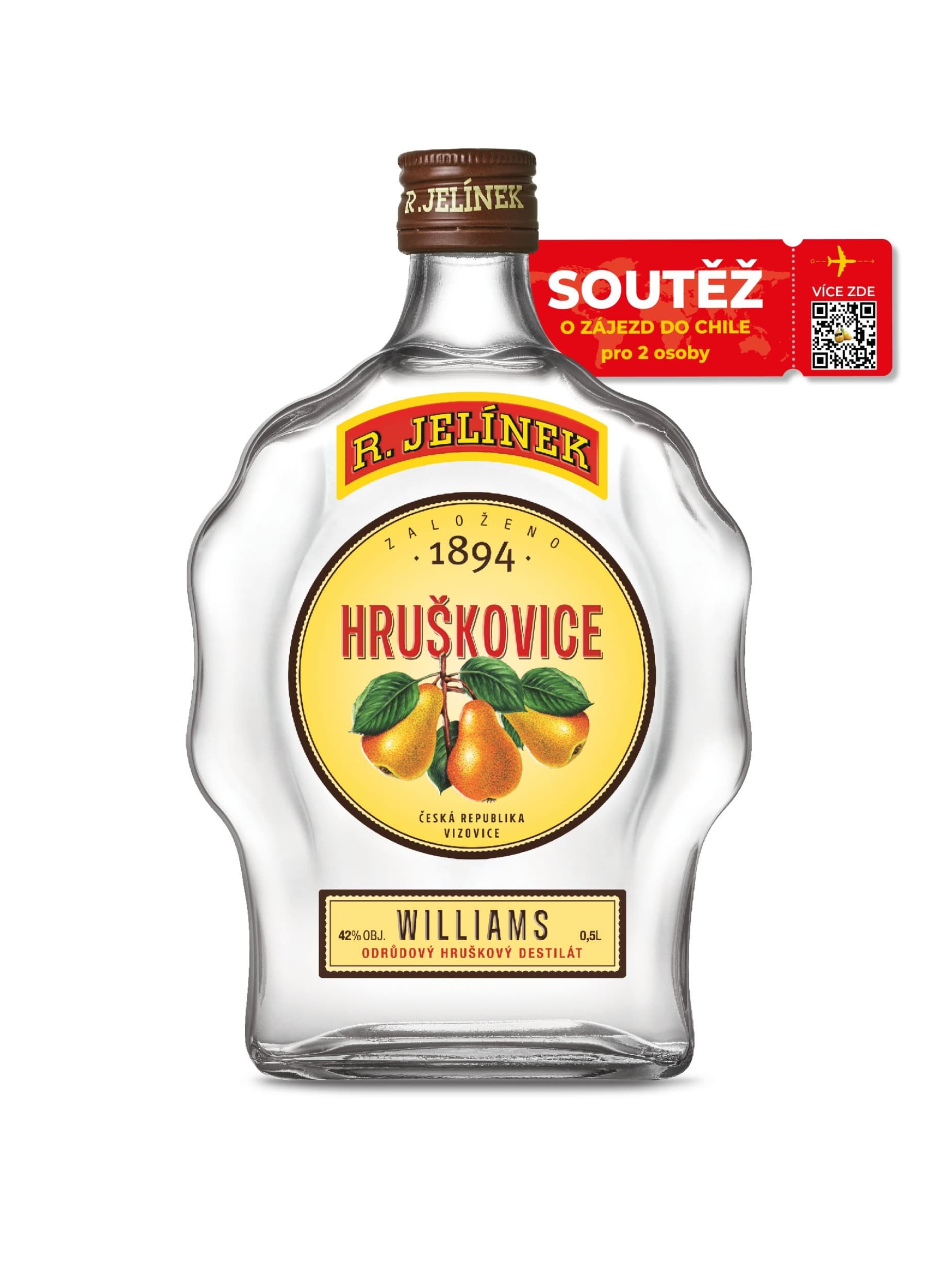 R.Jelínek Hruškovice Williams 42% 0,5 l