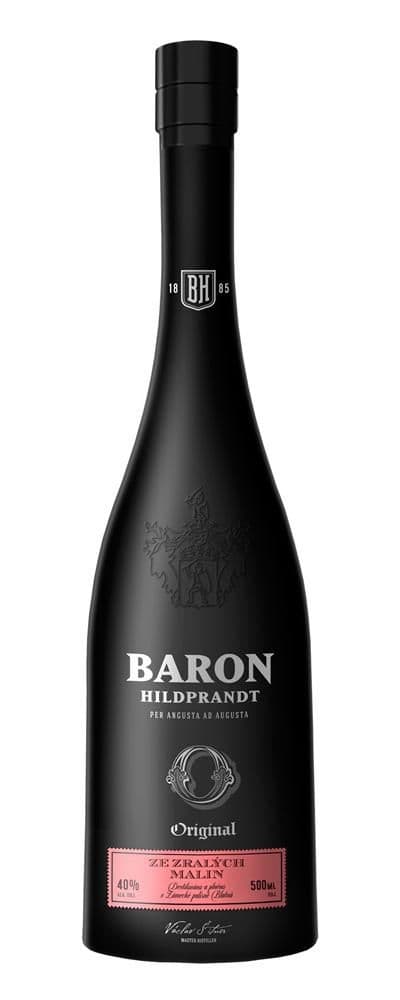 Baron Hildprandt ze zralých malin 40% 0,5 l