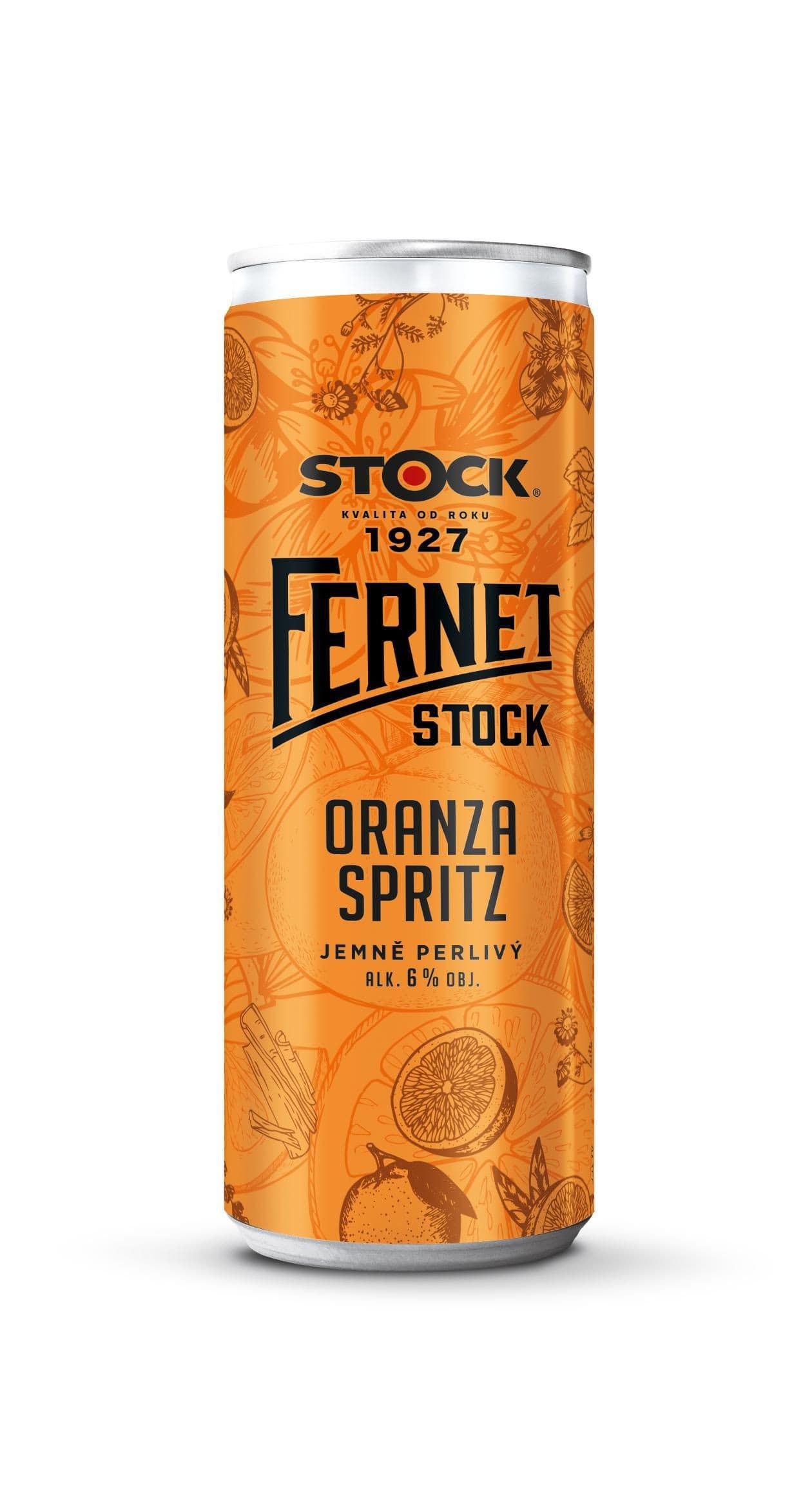 Fernet Stock Oranza Spritz RTD 0,25l 6 %