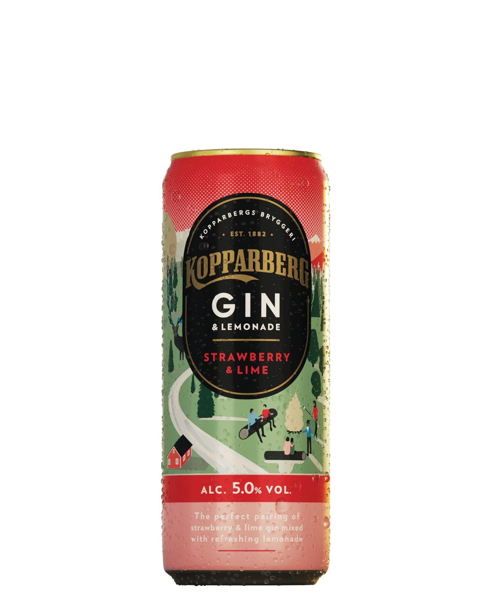 Kopparberg Strawberry&Lime RTD 5% 0,25 l