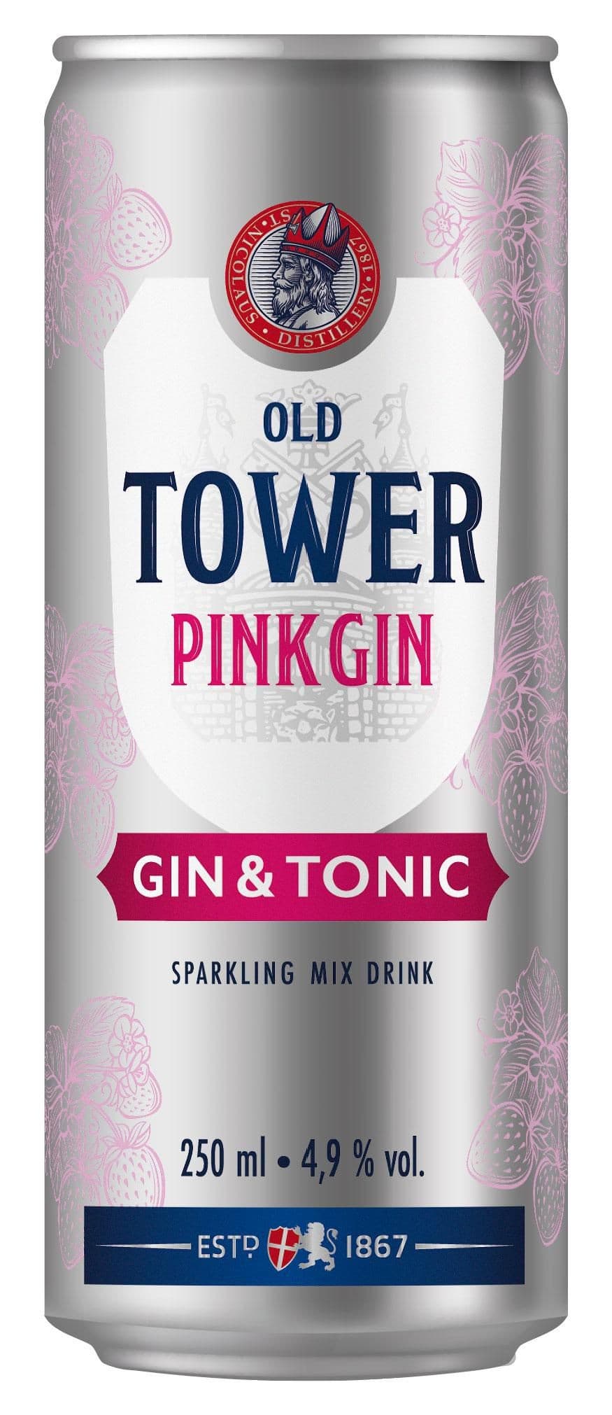 Old Tower Pink Gin & Tonic 0,25l