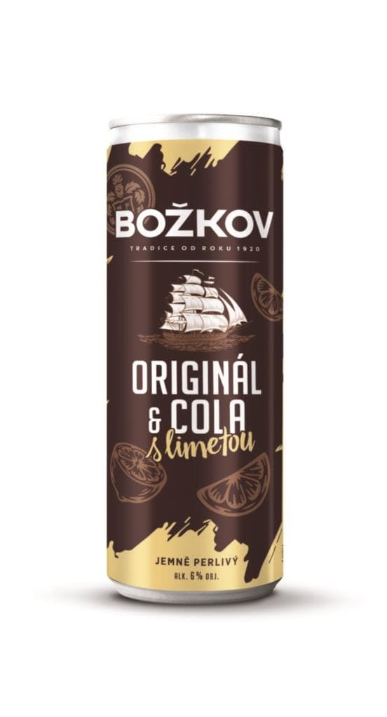 Božkov & Cola s Limetkou 6% 250 ml