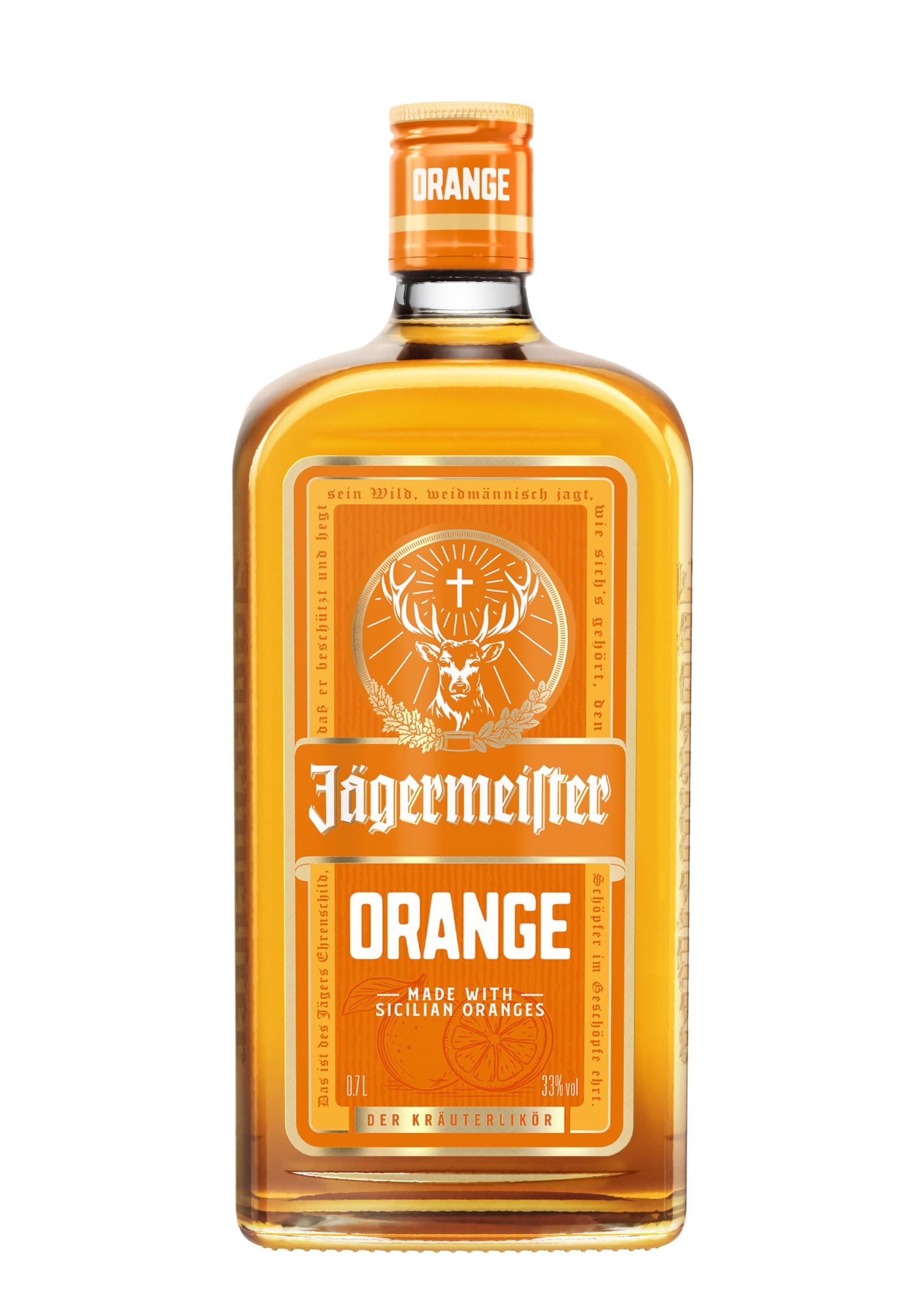 Jägermeister Orange 33% Jemný a ovocný 700 ml