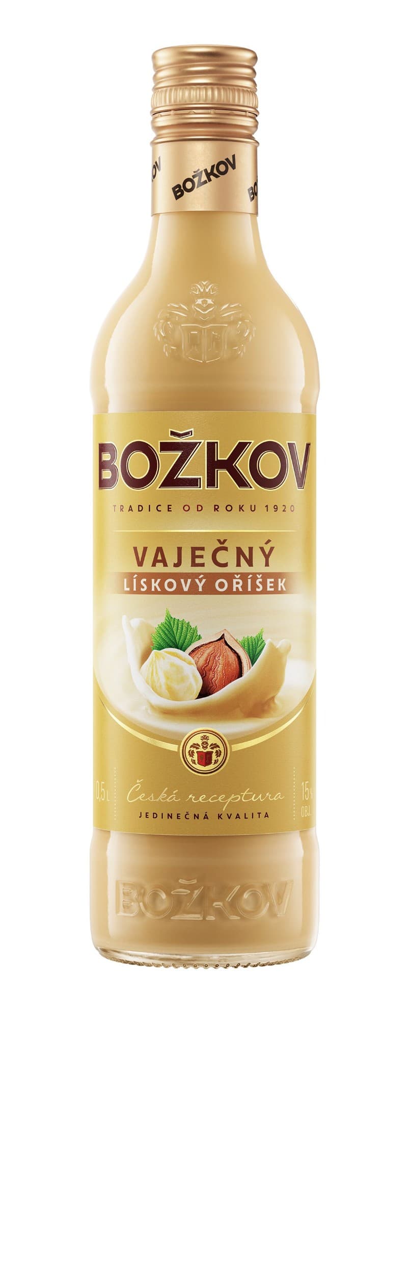 Božkov Vaječný lískooříškový 15% 0,5l