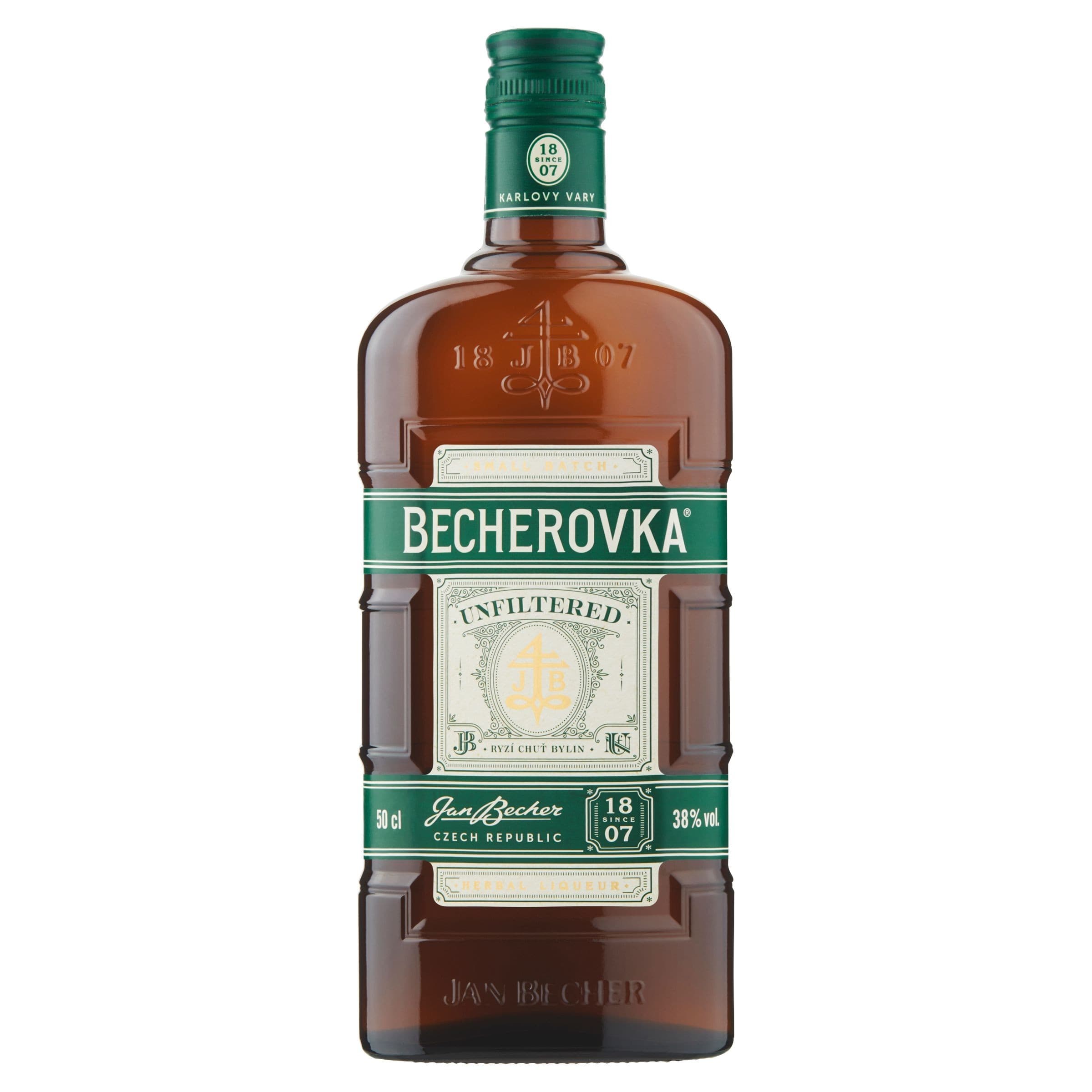 Becherovka Nefiltrovaná bylinný likér 0,5l