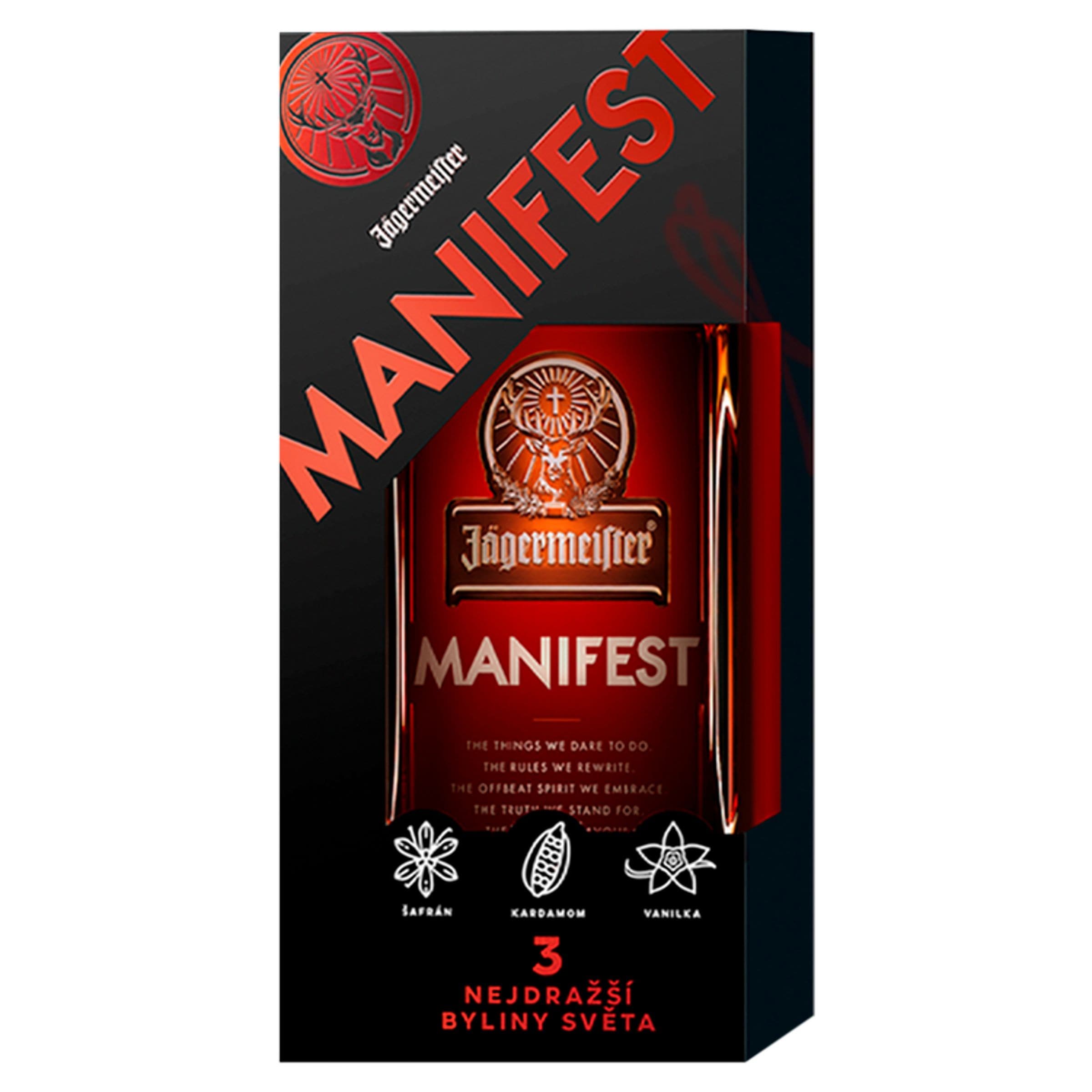 Jagermeister manifest GPK 38% 0,5 l