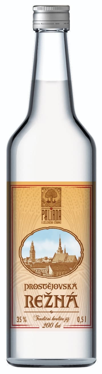 Palírna U Zeleného stromu Prostějovská Režná 35% 0,5l
