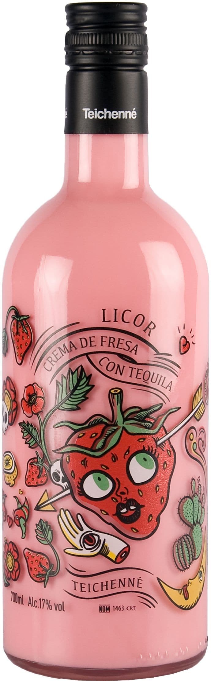 Teichenné Jahoda krém s tequilou 17%, 0,7 l
