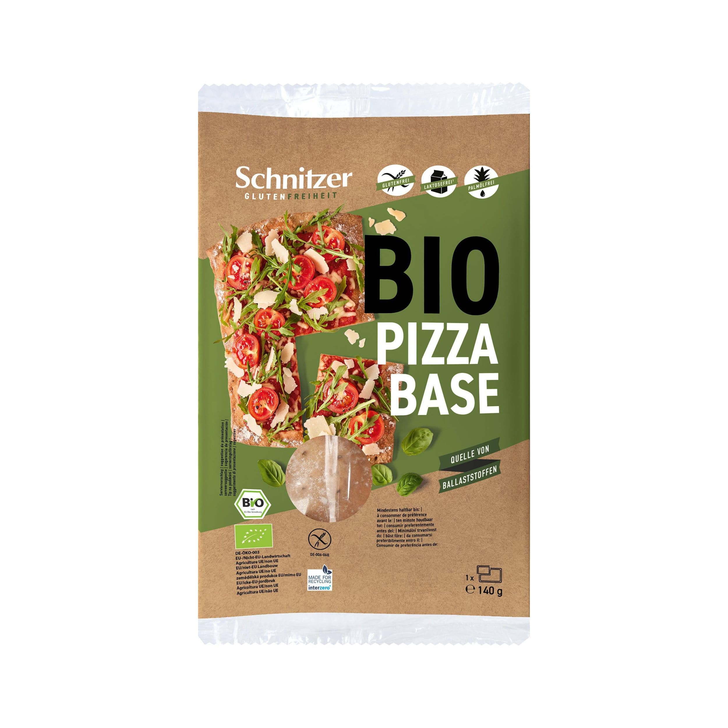 Schnitzer BIO Základ na pizzu bezlepkový 140 g