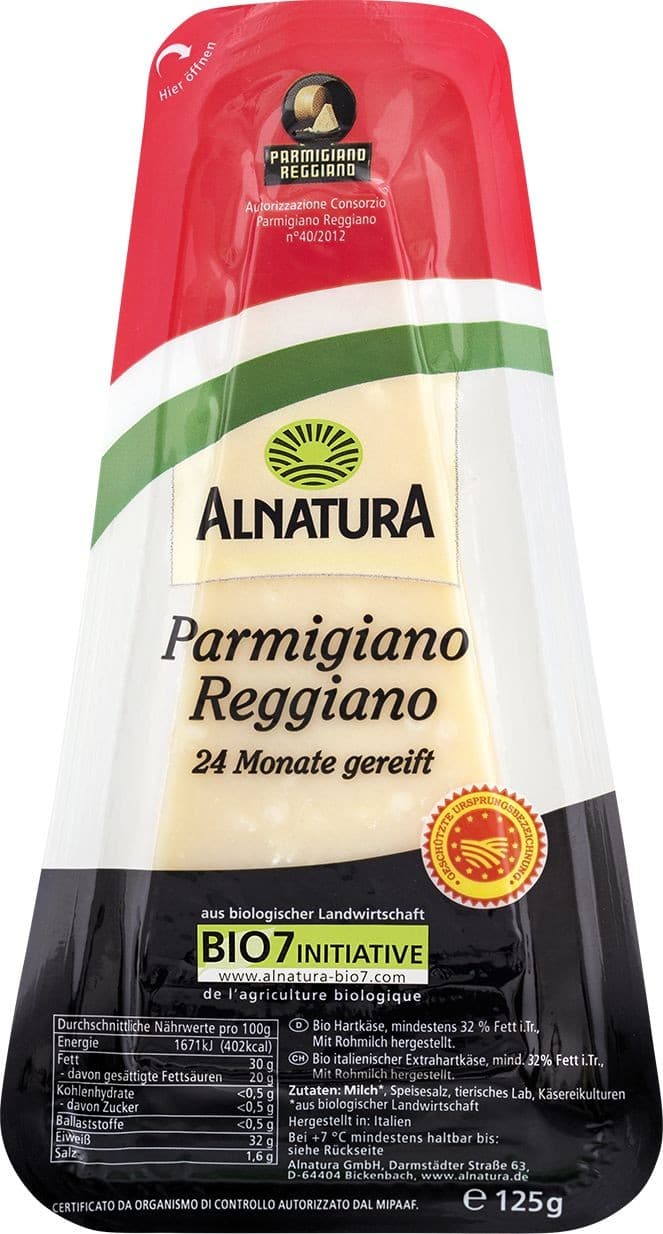 Alnatura BIO Parmigiano Reggiano 125 g