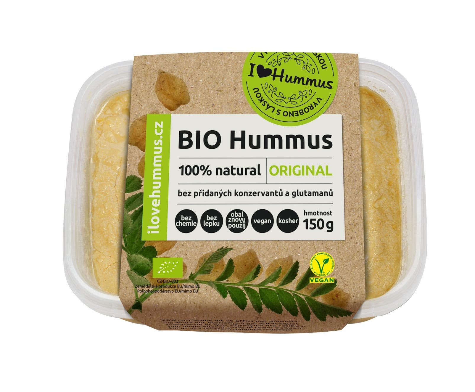 I Love Hummus Original BIO 150 g