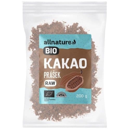 Allnature Kakaový prášek BIO RAW 200 g