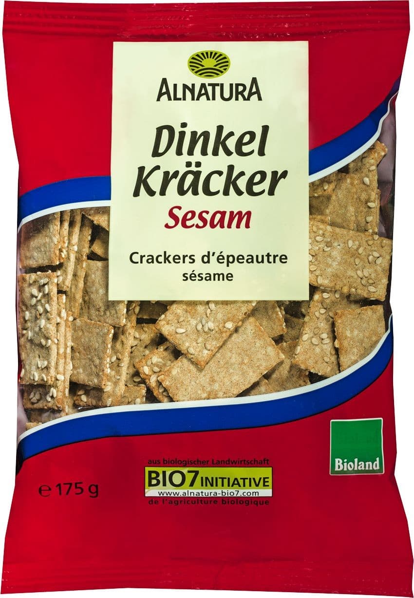 Alnatura BIO Špaldové krekry se sezamem 175 g