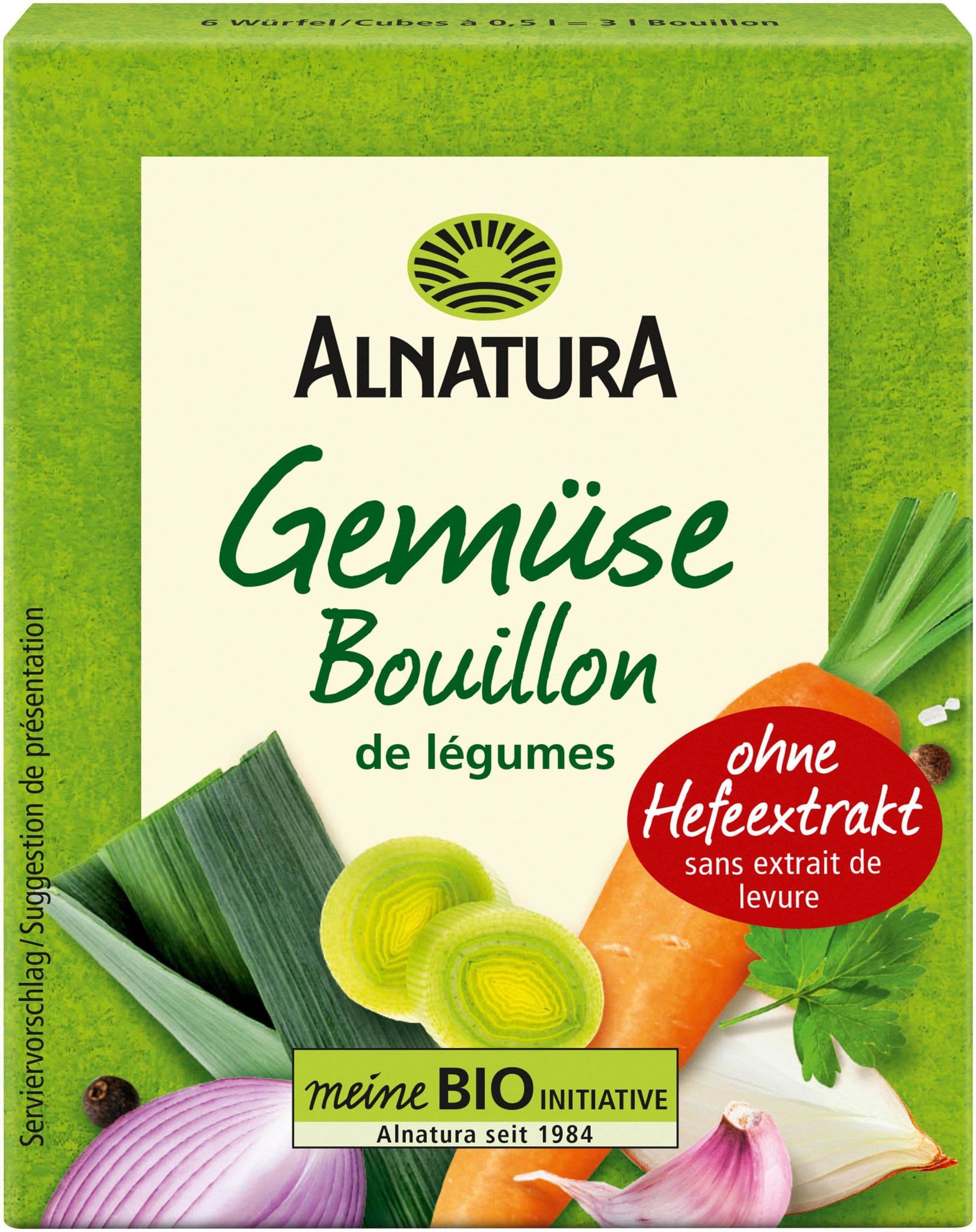 Alnatura BIO Zeleninový vývar bez kvasnic, kostky 66 g