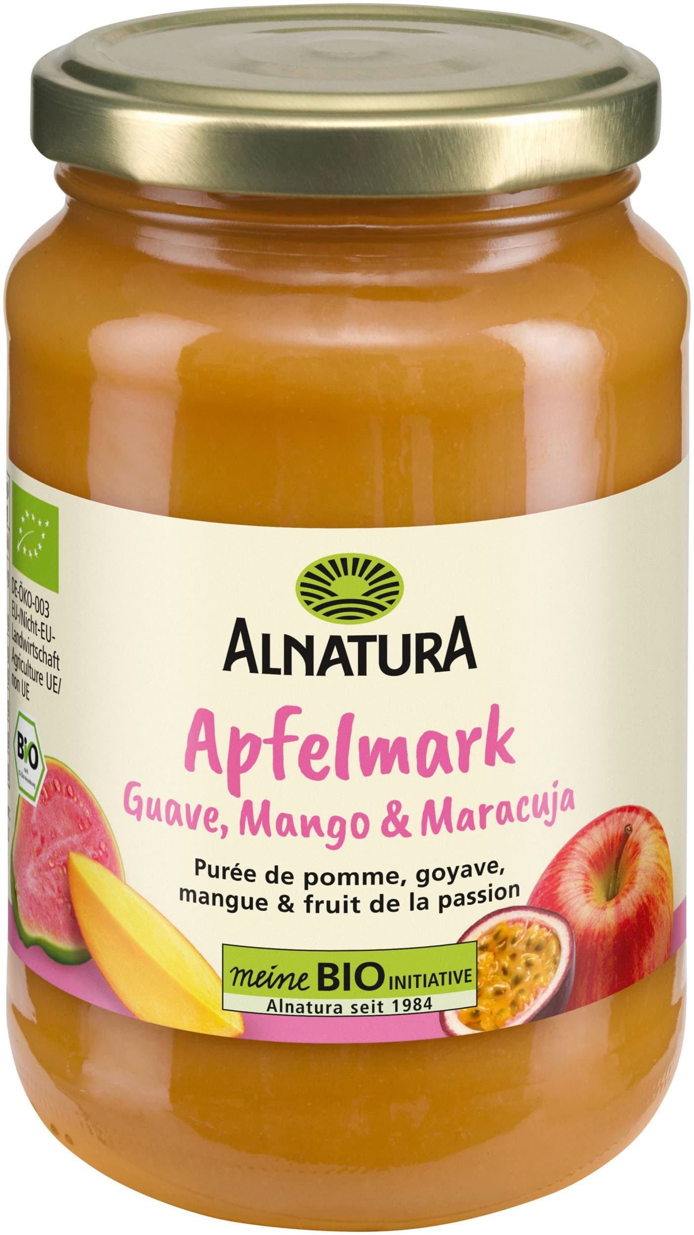 Alnatura BIO Jablečné pyré, guava, mango, maracuja 360 g