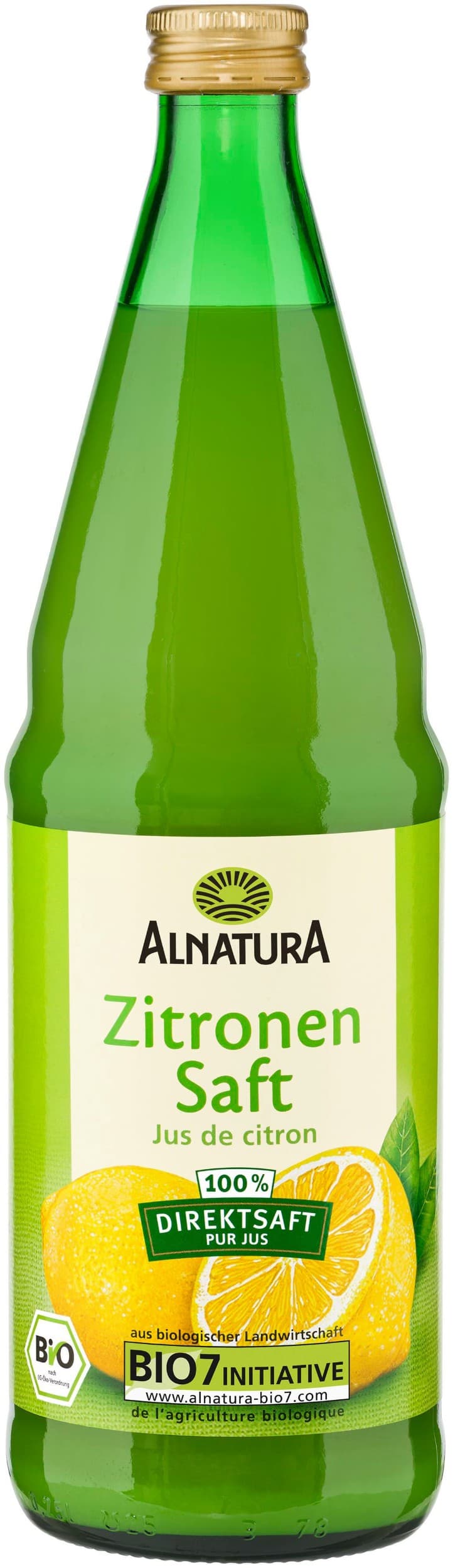 Alnatura BIO citronová šťáva 750ml