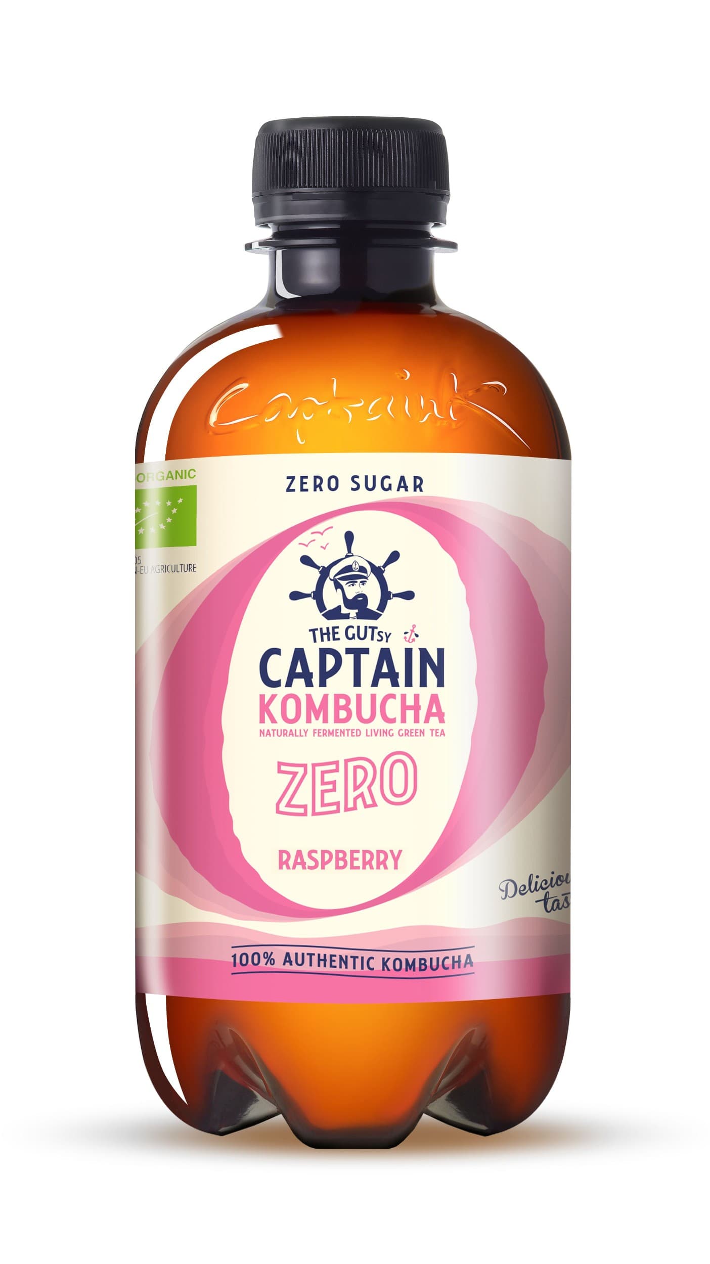 Captain Combucha BIO Kombucha zero malina 400ml