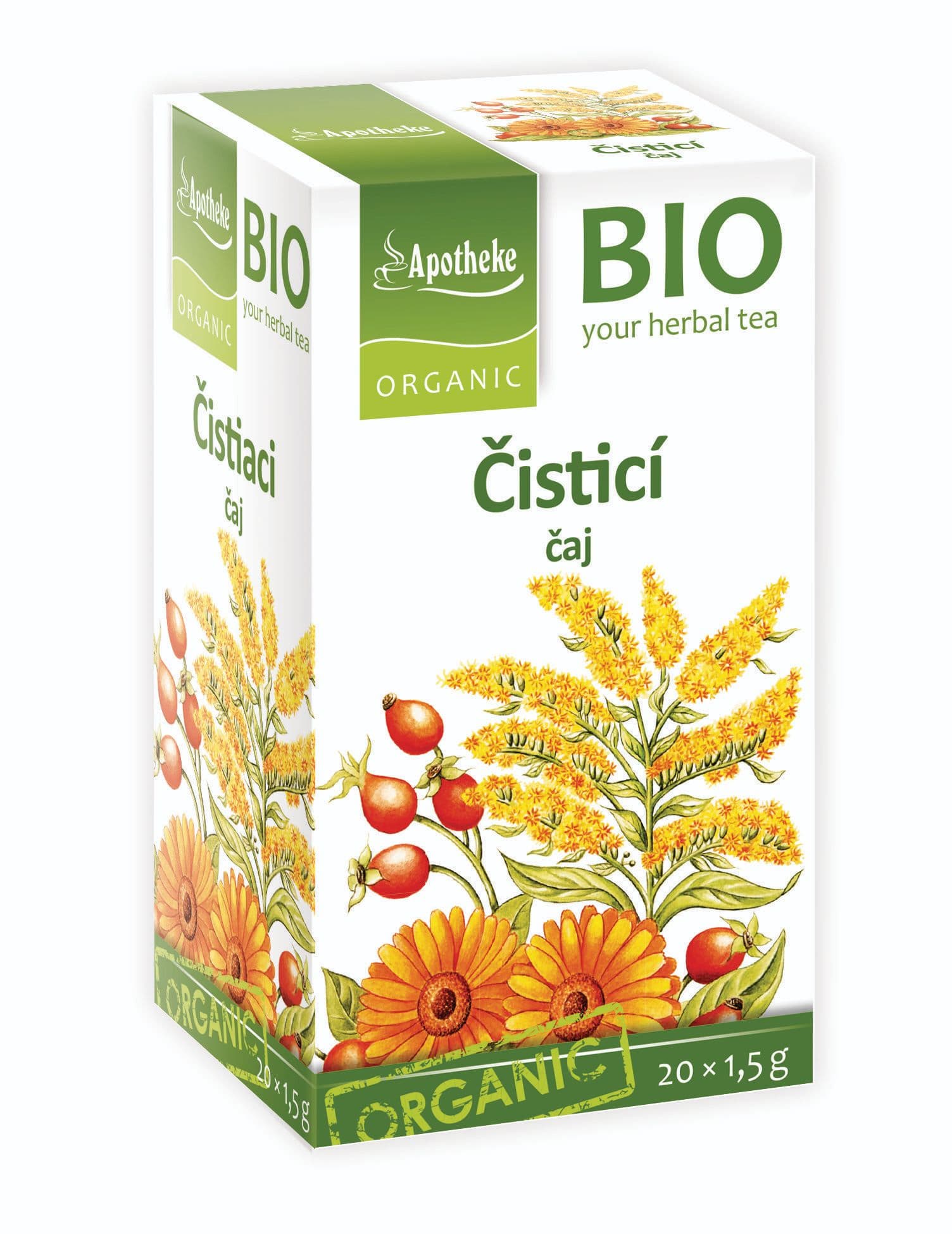 Apotheke BIO Čisticí čaj 20x1,5 g