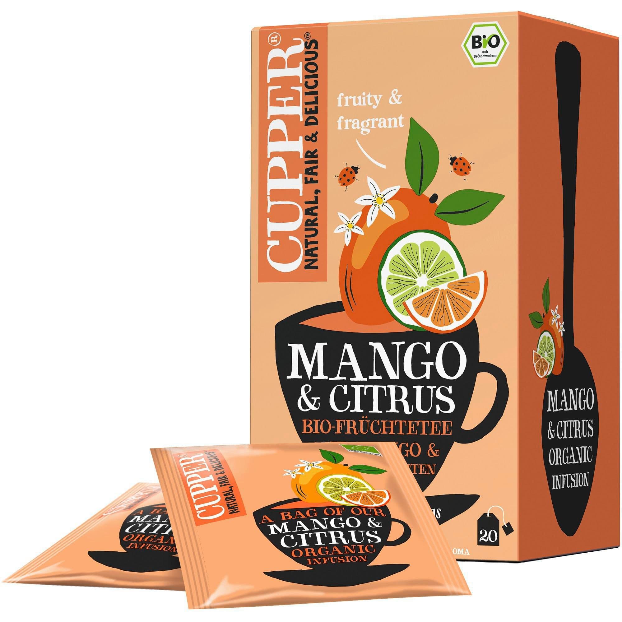 Cupper BIO Mango Citrus 20x1,8g