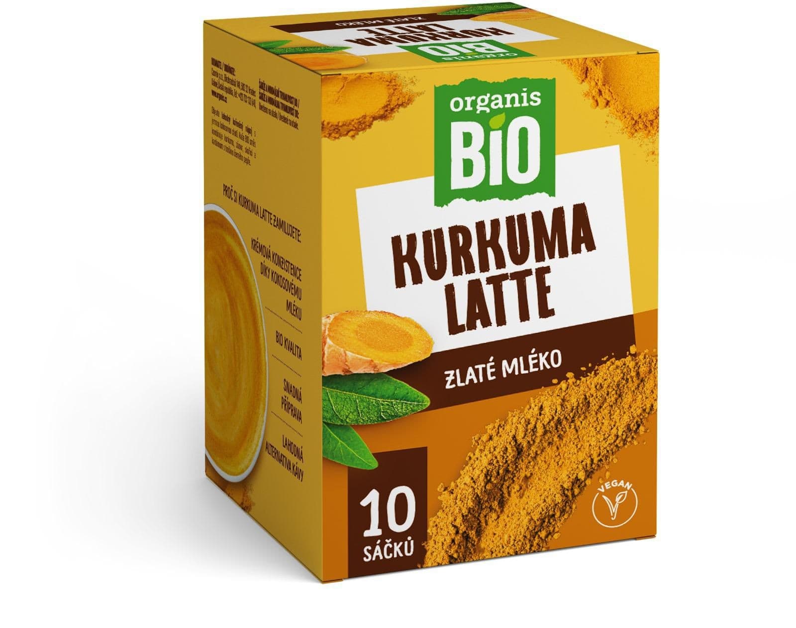 Organis Kurkuma latte 10 x 28g
